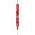 The G3 Alpinist+ Universal Skin-100MM features a modern geometric and abstract snowflake pattern in red and white, with a water-resistant finish. The white handle transitions to a vibrant red shaft. US shipping available.