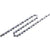 The Shimano Ultegra 10-speed Chain is displayed on a white background in a loose zigzag, highlighting its individual links and metallic finish—precision-engineered for smooth shifting on 10-speed road bikes.