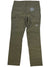 Eddie Bauer First Ascent Women's Guide Pro Pant in olive green features zippered thigh pockets, button and zip closure, belt loops, a small logo on the upper left leg, water-resistant and sun-protective fabric, plus a tag near the waistband.