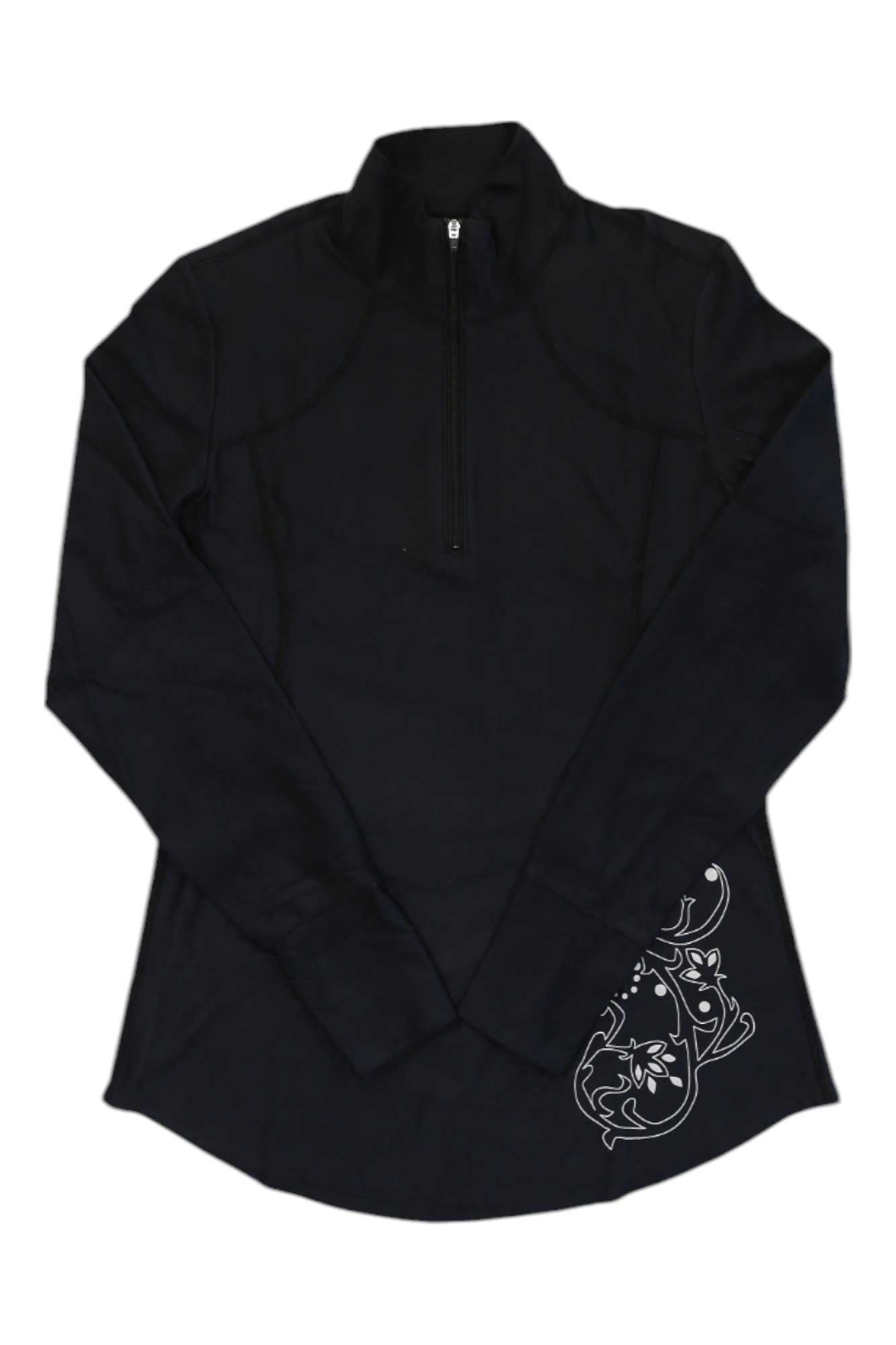 Snow Angel Womens Zip T-Neck With Graphics Snow Angel