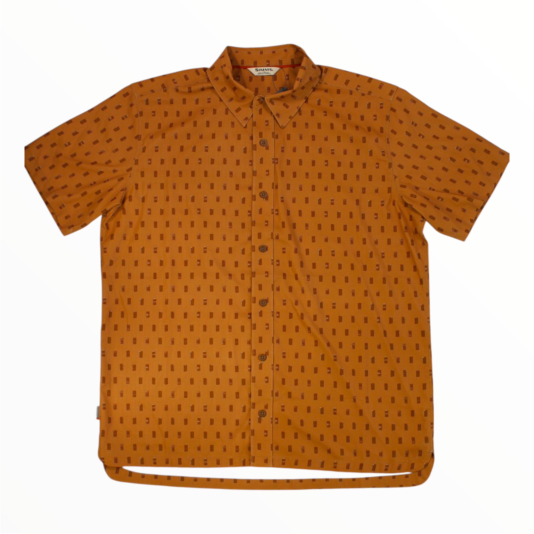 Simms Mens Tailout Textured SS Shirt