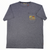 Men's heather navy lightweight pocket T-shirt with chest logo
