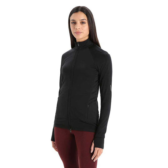 Icebreaker Womens ZoneKnit LS Zip Jacket Icebreaker
