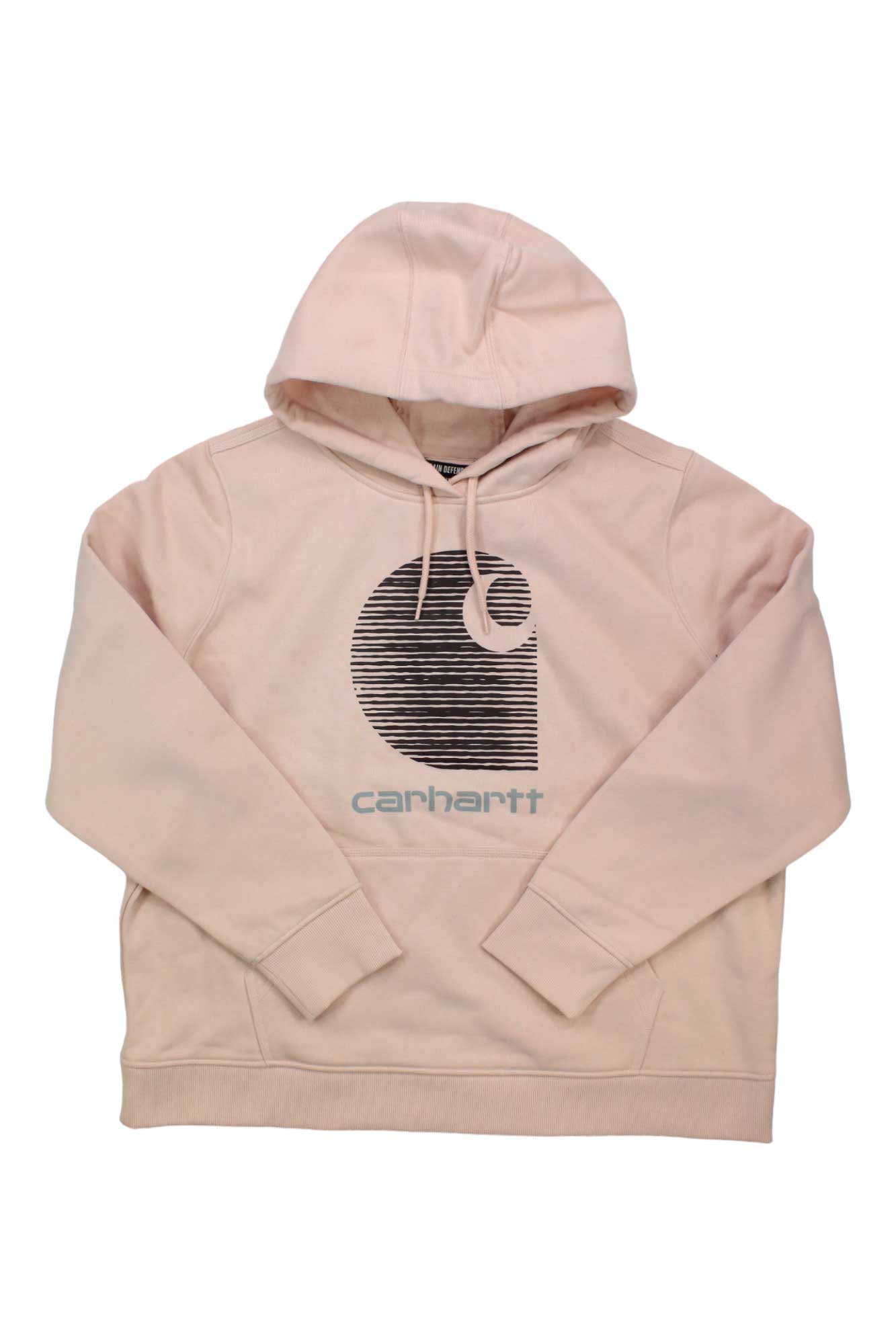 Carhartt Womens Rain Defender Relaxed Fit Midweight C Logo Graphic Sweatshirt Carhartt