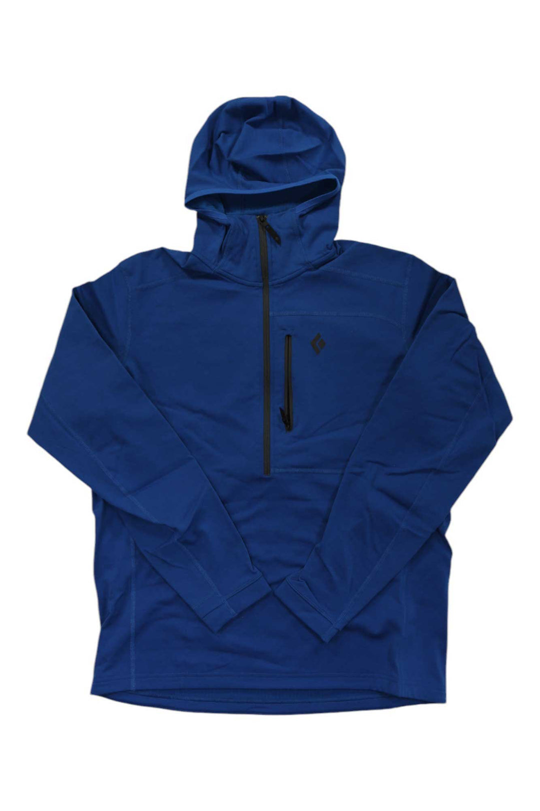 Black Diamond Mens Coefficient 1/4 Zip Fleece Hoody Black Diamond