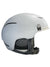 Terra MIPS snow helmet, matte white shell with black face opening and padded chin area