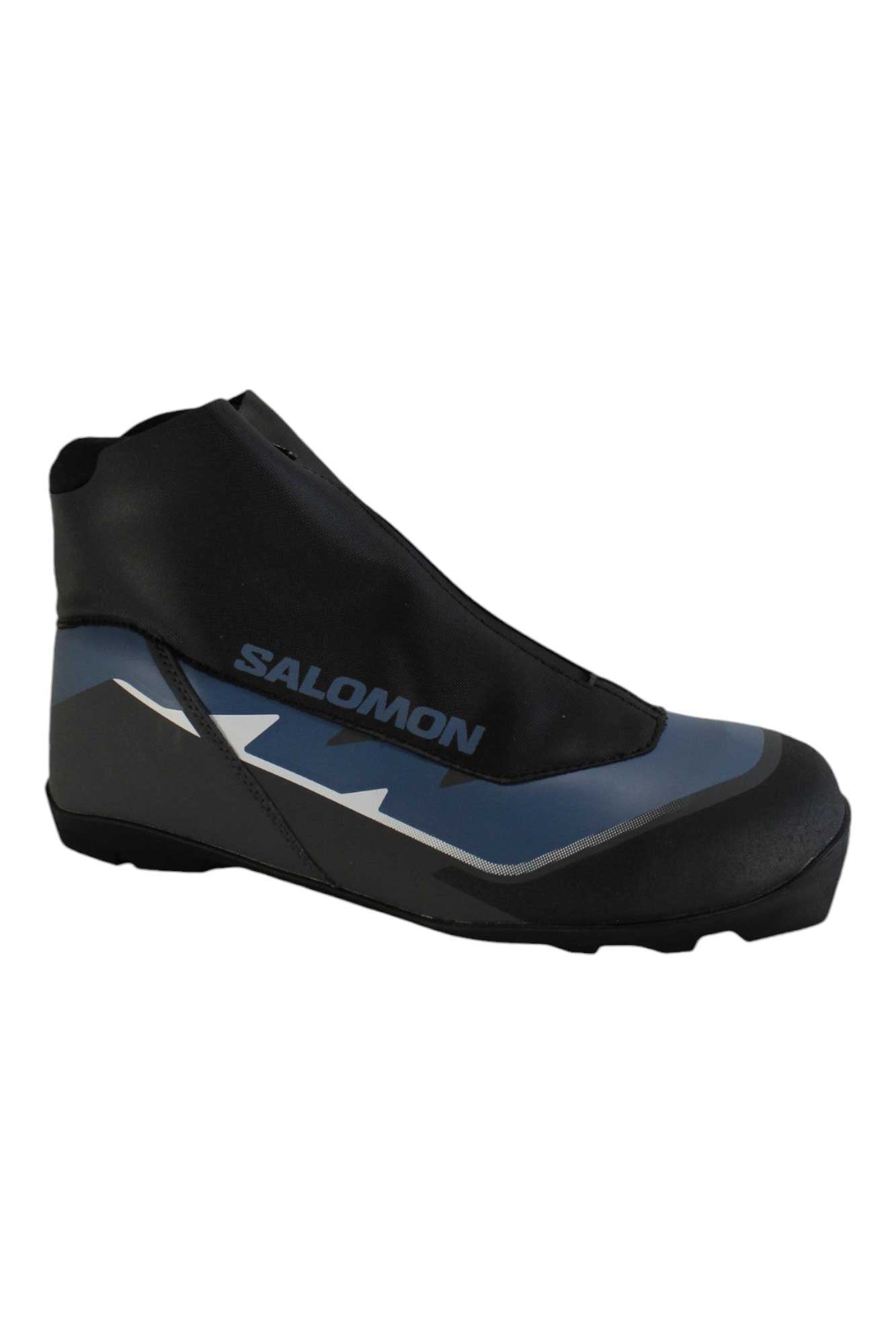 Salomon men's escape ski boot, black with blue side panel and molded sole