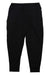 A Boody Women's Downtime Lounge Pant in black, made from soft bamboo viscose with a relaxed tapered leg and elastic waistband, is shown laid flat on a white background.