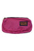 The Mystery Ranch Forager Hip Pack in pink features a black logo patch on the front and is shown against a white background—ideal for carrying essentials on your outdoor adventures.
