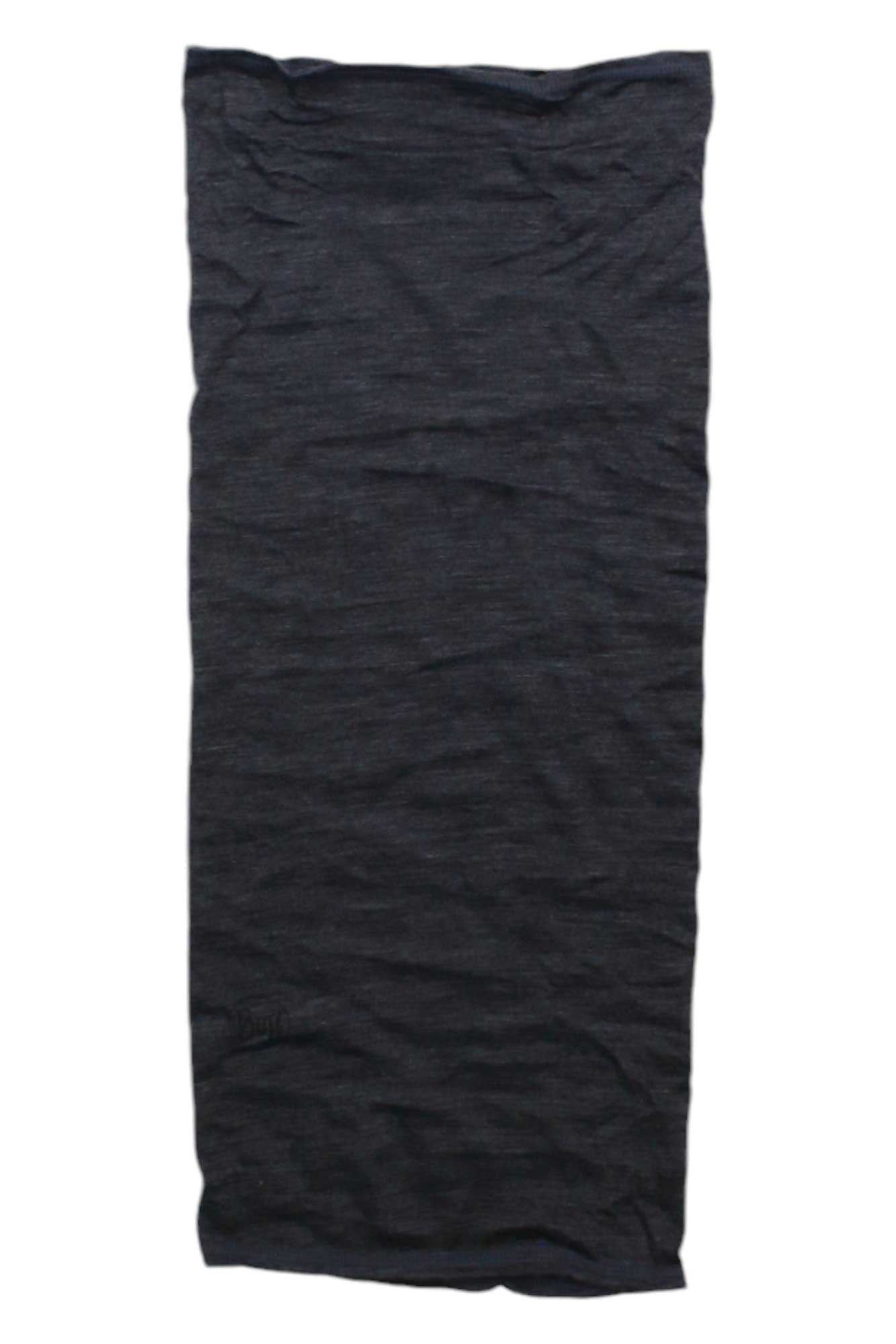 Dark gray merino wool lightweight tubular headwear (one size)