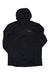 Men's dark lightweight zip hoodie with hood and chest Rab logo