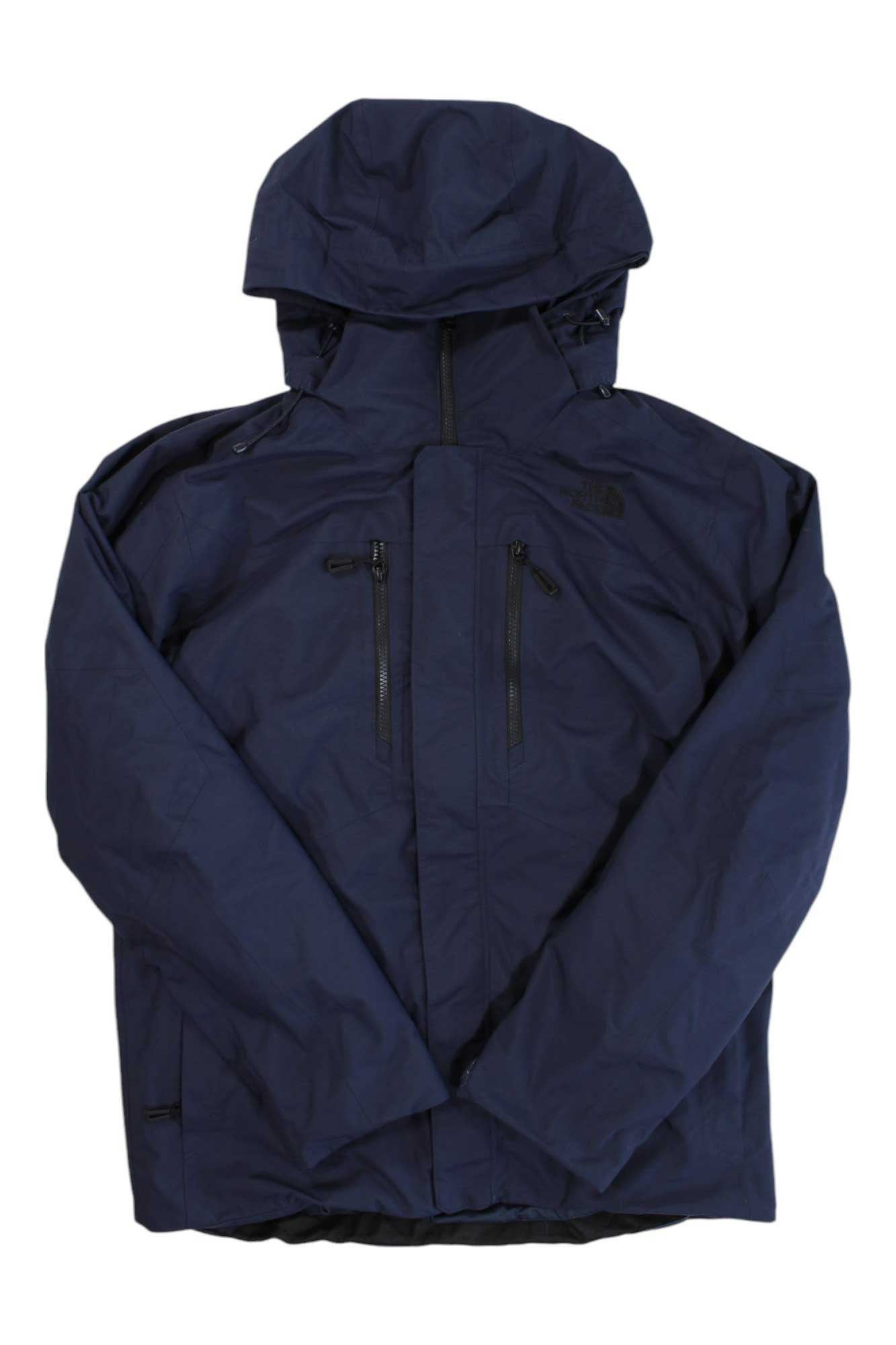 Men's Clement Triclimate 3-in-1 jacket in navy with hood and full zipper front