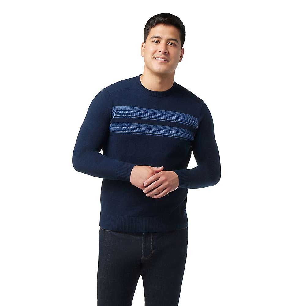 Smartwool Mens Sparwood Stripe Crew Sweater Smartwool