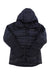 Norrona Women's Falketind Down750 down hoodie, dark quilted puffer, full-zip hooded