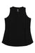 The Tasc Women's Nola Tank Top is a sleeveless black tank with a round neckline and flared hem. Made from lightweight, moisture-wicking fabric, it provides UPF 50+ sun protection—ideal for casual wear.
