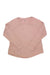 Women’s raglan sleep top, dusty pink long sleeves and crew neck