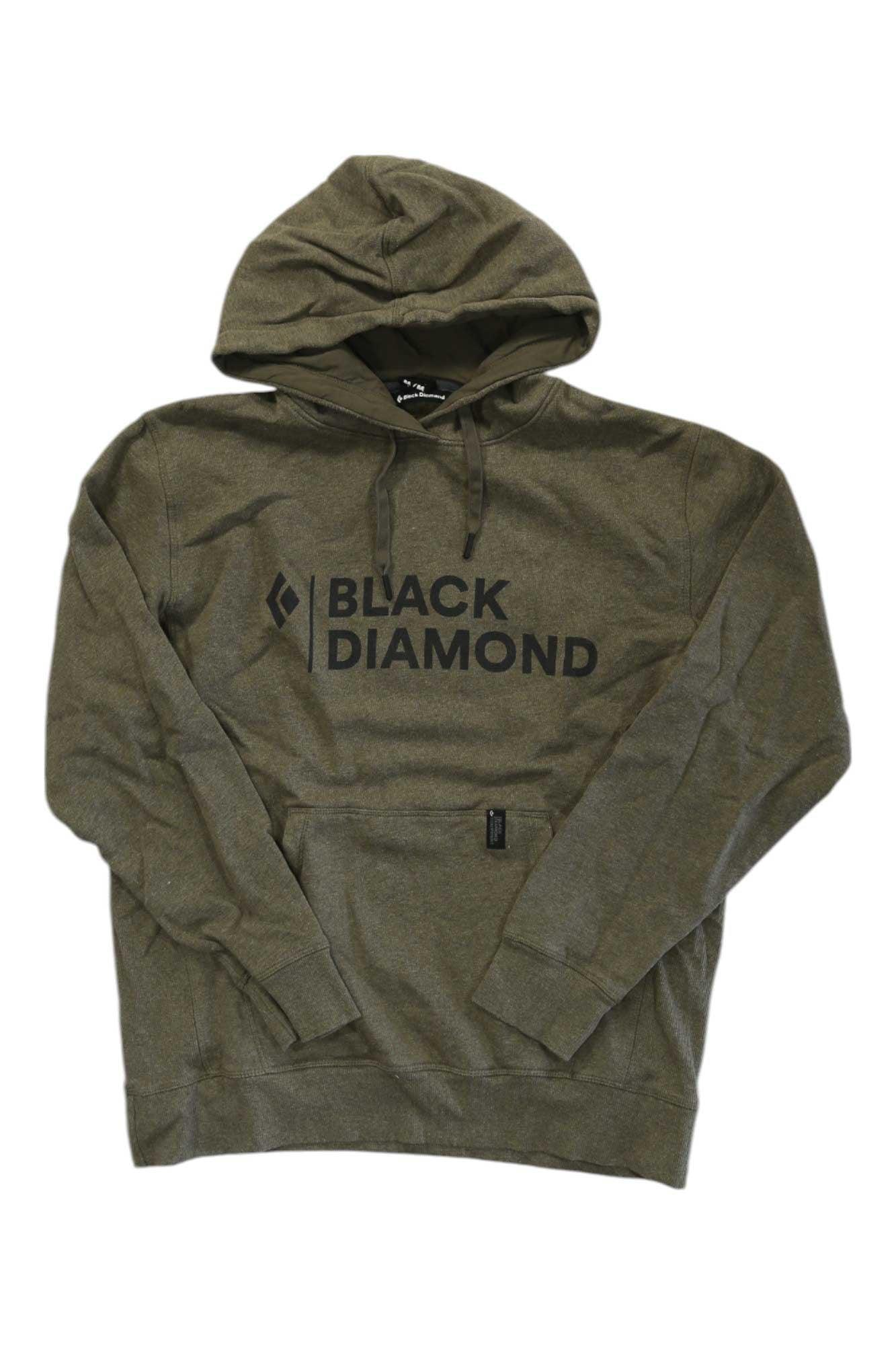 Black Diamond Men's Stacked Logo Hoody Black Diamond