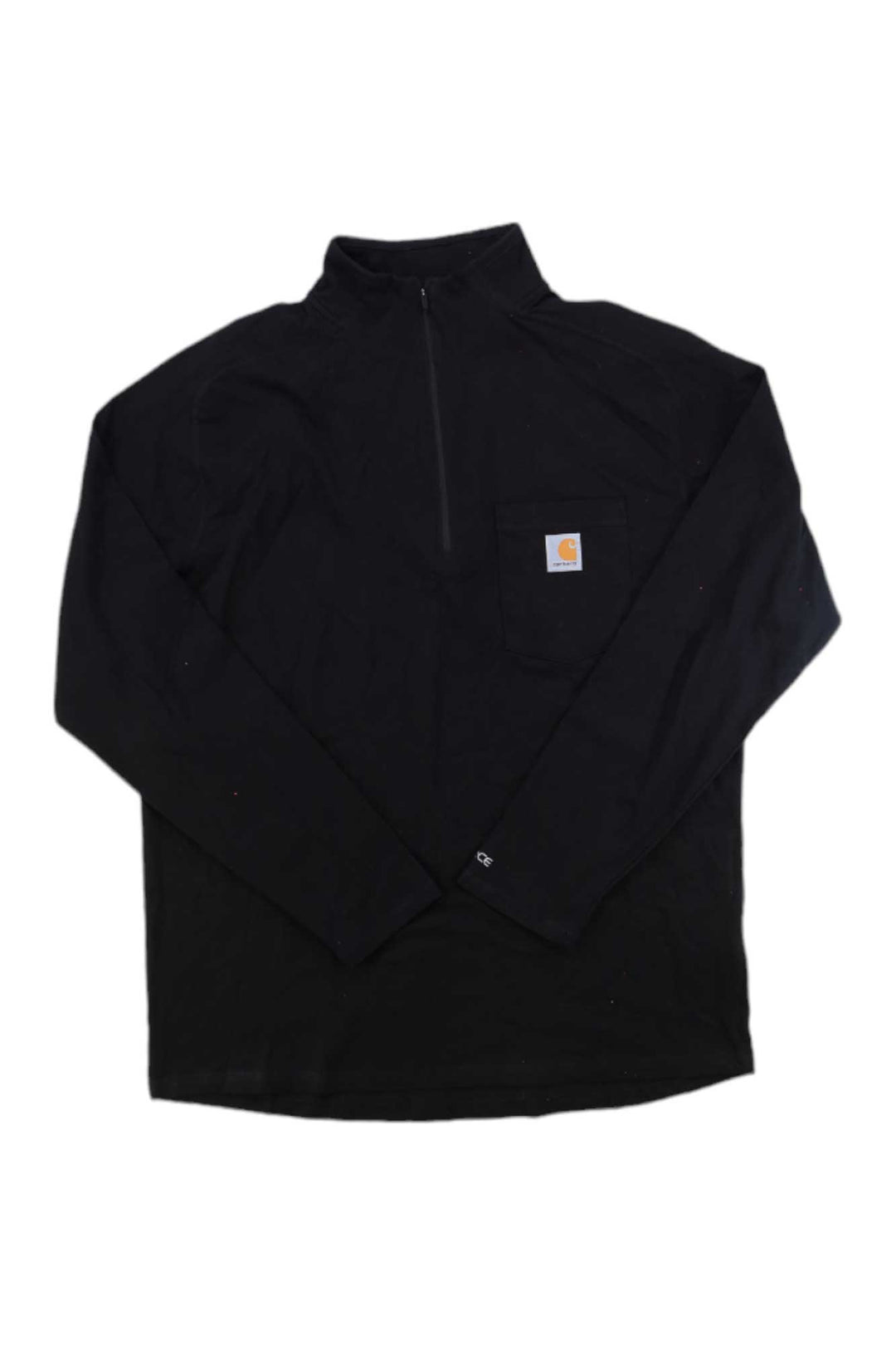 Carhartt Mens Force Relaxed-Fit Midweight LS 1/4 Zip Pocket T-Shirt Carhartt