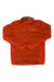 The Norrona Mens Falketind Octa Jacket is an orange, insulated, water-resistant jacket with long sleeves, a zip-up front, and the Norrona logo on the left chest—ideal for outdoor adventures. Displayed flat on a white background.