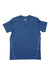 The Artilect Mens Sprint Tee is a plain blue short-sleeve running top with a crew neck, light side stitching, subtle chest text detail, and is made from breathable Nuyarn fabric.
