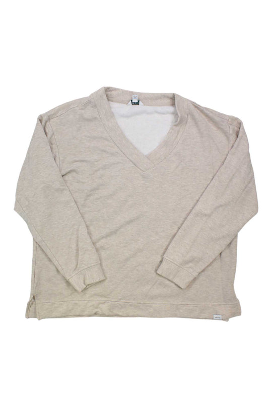 Orvis Womens V-Neck Dropped Shoulders Sweatshirt Orvis