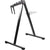 The Garmin Tacx Cyclestand is a black metal Z-shaped DJ controller stand with angled legs, a horizontal base, top slots to hold equipment, and a small side tray—combining sturdy functionality with practical design.