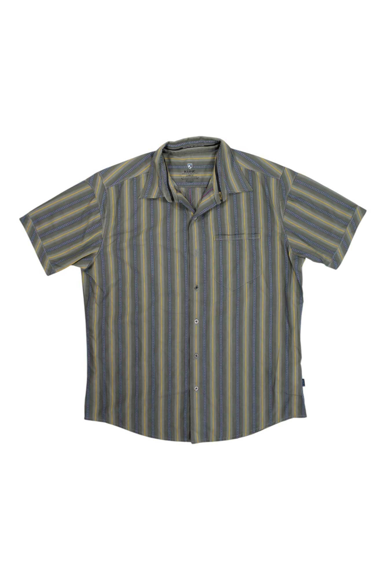 Kuhl Mens Eluxur Short Sleeve Button Down Kuhl