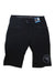 The Endura Mens SingleTrack Lite Short in black features stretch nylon fabric, two front zippered pockets, a left leg logo, and a blue tag on the waistband—perfect for mountain biking—shown against a white background.