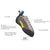 The SCARPA Women's Maestro Mid Eco Lace Climbing Shoes - MalvaMilk feature eco leather, comfort-focused fabric, IPC tension support, over-lace protection, a Vibram XS Edge rubber sole, and are handmade in Italy.