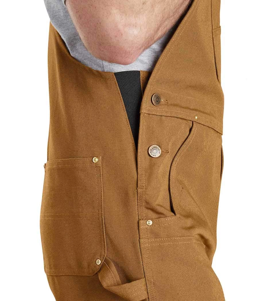 Carhartt Men's Relaxed Fit Duck Bib Overall - Carhartt Brown