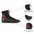 The Level Six Creek Neoprene Boots feature a quick-lace system, adjustable ankle strap, drainage holes, and a reinforced sole with stiffening mid shank—perfect for water sports and activities requiring durable neoprene boots.
