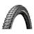 A close-up of the Continental Mountain King ShieldWall Tire with bold, knobby tread for trail biking. The tubeless-ready black tire is mounted on a matching rim, highlighting its rugged sidewall branding against a white background.