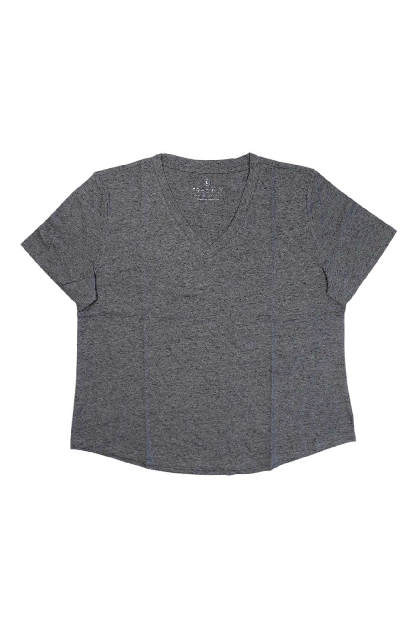Free Fly Womens Bamboo Heritage V Neck Tee Free Fly