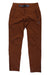Outdoor Research Mens Cirque Lite Pant: brown, breathable hiking pants with zippered front pockets, a black integrated belt, and fitted legs, shown on a white background.