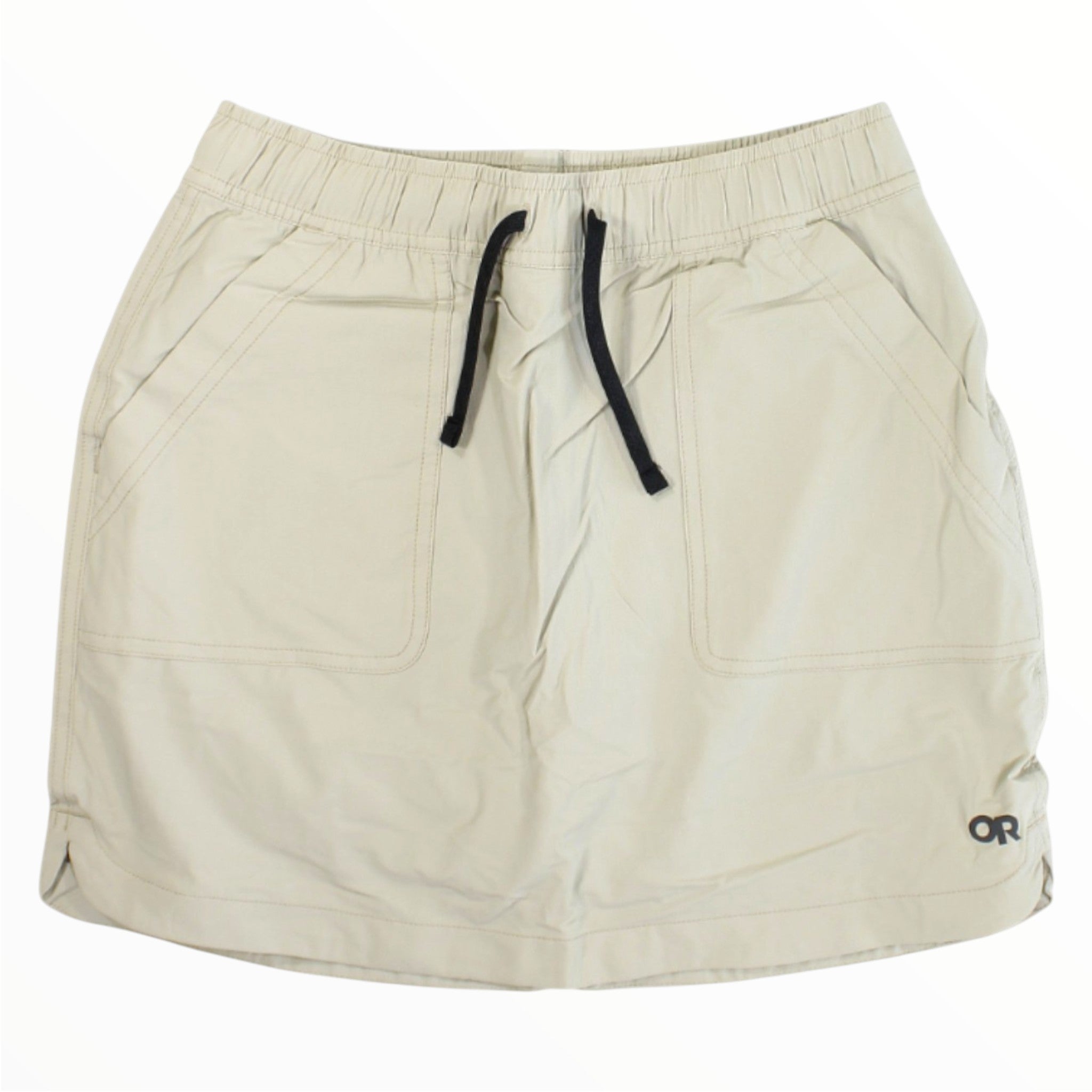 Outdoor Research Ferrosi skort, light sand, elastic waistband with drawstring, front pockets