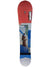 CAPiTA snowboard deck in red with CAPiTA logo and blue lower graphics