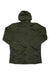 Men's zip-front Graviton hoody, dark olive green, adjustable hood and long sleeves