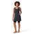 Women’s black active dress with sleeveless scoop neck and built-in bike shorts
