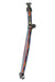 Ruffwear Crag collar with multicolor striped webbing, adjustable buckle, D-ring