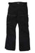 A pair of black women's Orion GORE-TEX pants with front zipper pockets, belt loops, and a button closure, made from waterproof breathable fabric, displayed flat on a white background.