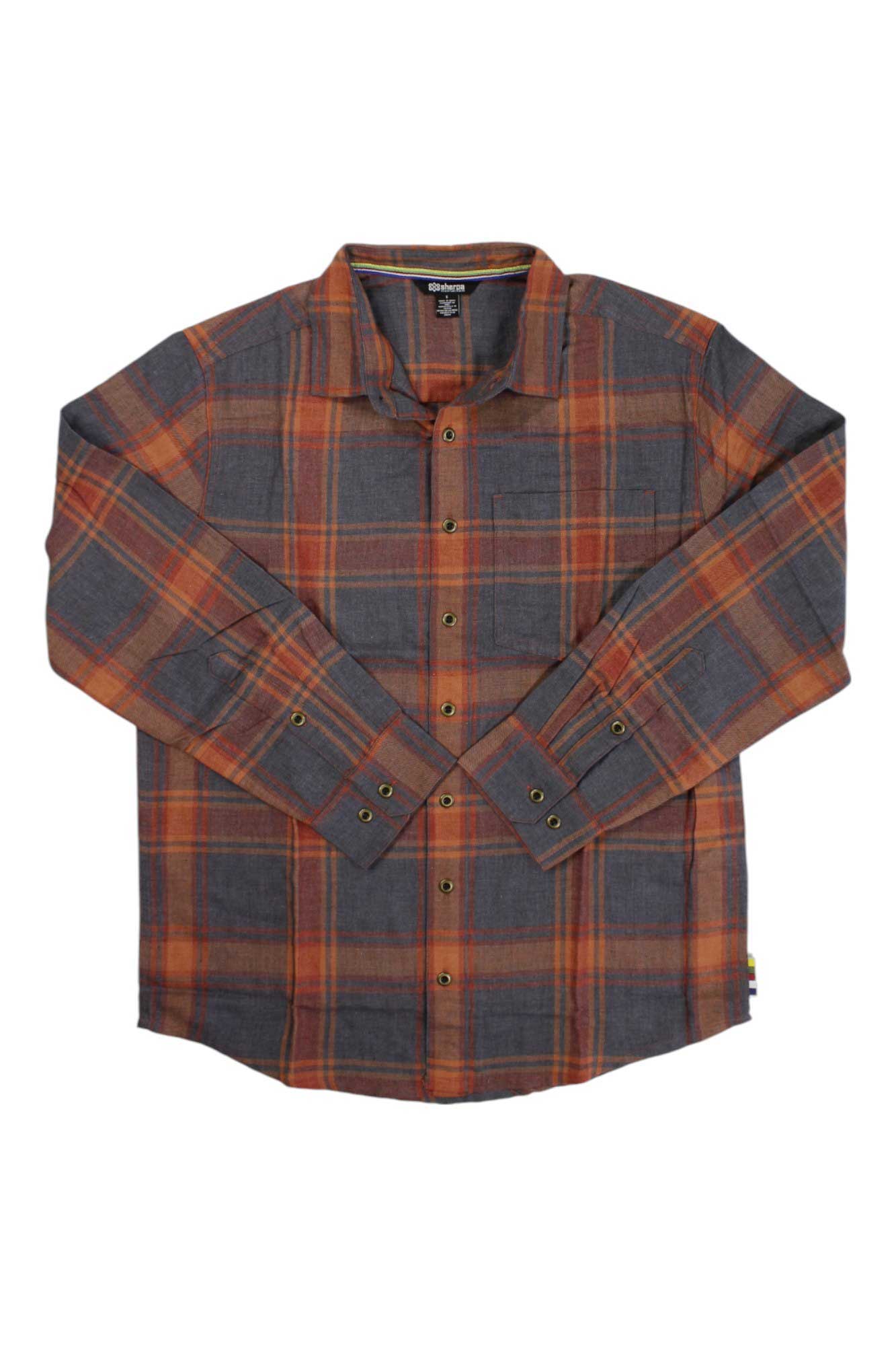 Sherpa Mens Batsa Eco LS Shirt Sherpa