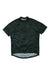 Pearl Izumi men's short-sleeve cycling jersey, dark green patterned, crew neck