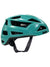 Turquoise cycling helmet with bern logo and front vent openings