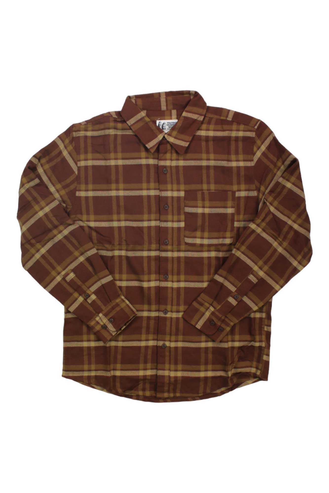 Marmot Mens Fairfax Novelty Lightweight Flannel LS Shirt Marmot