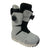 The Nidecker Altai Womens Double Boa Cloud Snowboard Boot is a gray women's boot with black accents, Dual-Dial BOA laces, textured sole, reinforced support panels, mid-stiff flex, and Nidecker Altai W branding on the side.