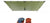 Two sleeping bags on pads lie side by side under a large, rectangular Exped Tarp II Versa shelter, suspended and secured at the corners with cords for reliable waterproof protection.