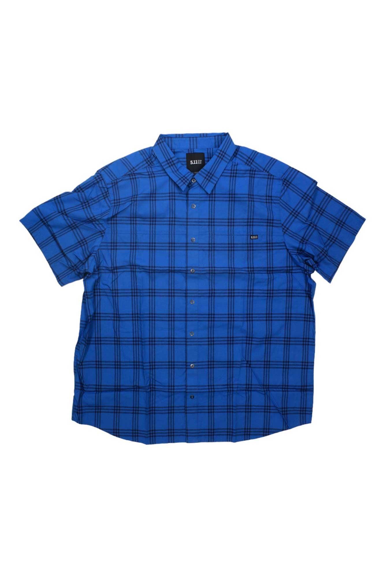 5.11 Mens Wyatt SS Plaid Shirt 5.11