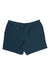 Men's 7-inch transit shorts, dark teal with elastic waistband