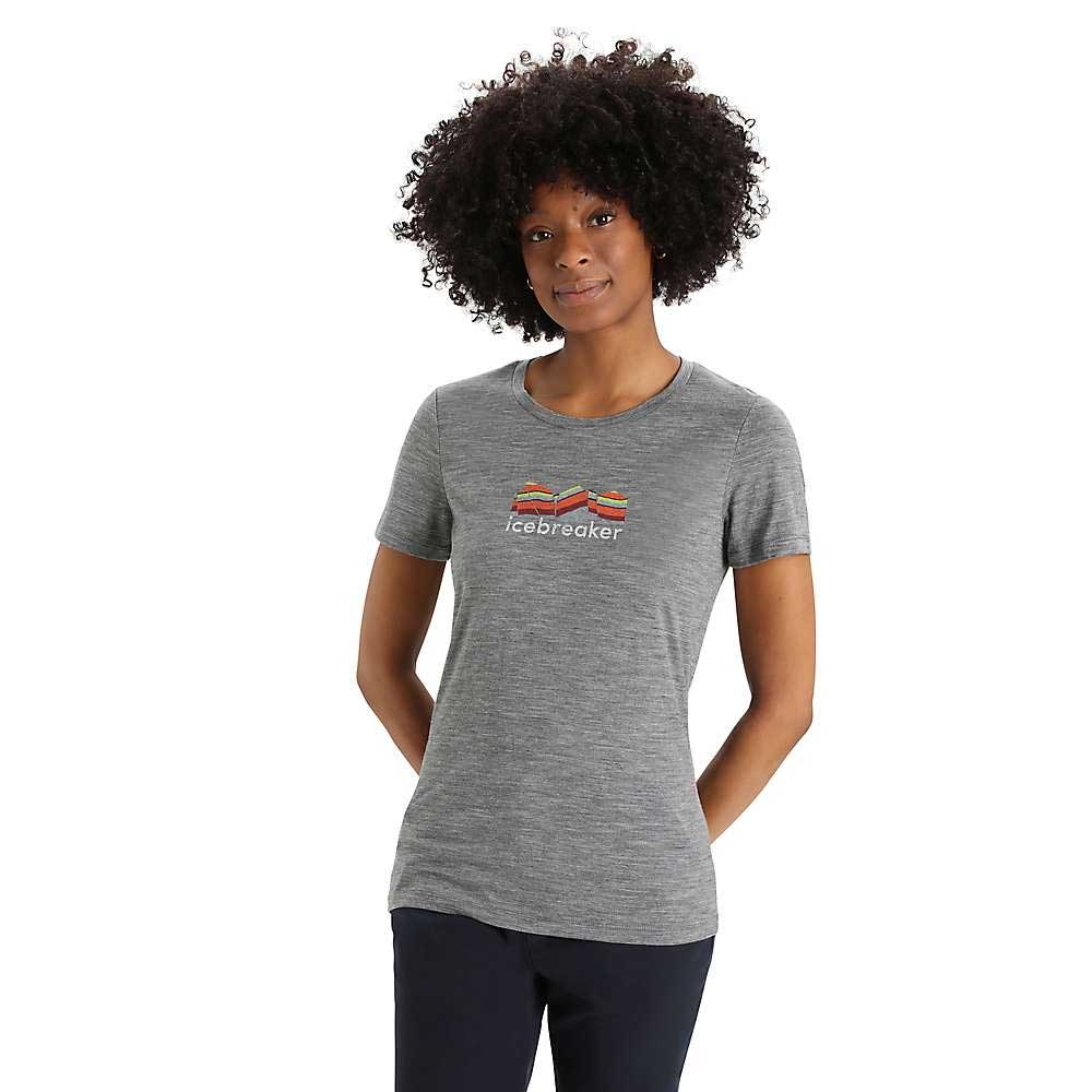 Icebreaker Womens Tech Lite II SS Tee - Mountain Geology Icebreaker