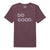 The Cotopaxi Do Good Graphic T-shirt is a maroon short-sleeve tee with "DO GOOD." printed in large, light gray letters on the front—perfect for inspiring your next outdoor adventure.